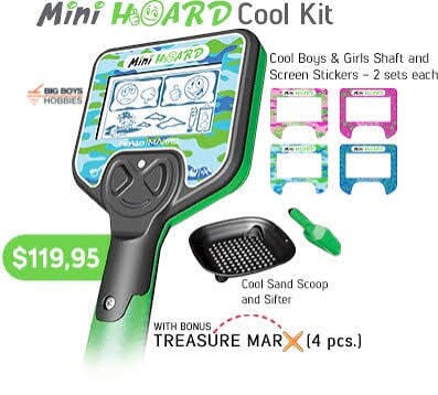Nokta Cool Stickers for Mini Hoard & Midi Hoard Kids Metal Detectors