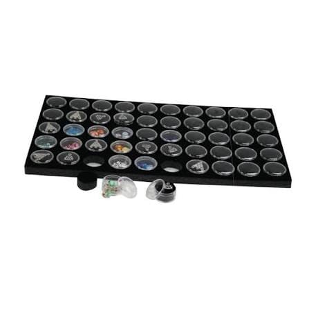 14 x 8 Display Tray With 50 Gem Jars
