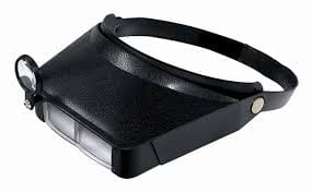 Multi-Power Head Magnifier : Multiple Magnifications (1.9x, 1.9, 4.5x ), with 2 Lens & Loupe