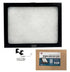 Glass Top Riker Display Box With Metal Clips 8-5/8" x 6-5/8" x 3/4"
