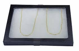 Glass Top Riker Display Box With Metal Clips 8-5/8" x 6-5/8" x 3/4"