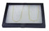 Glass Top Riker Display Box With Metal Clips 8-5/8" x 6-5/8" x 3/4"