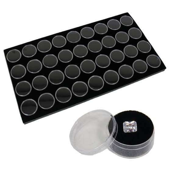 14 x 8 Display Tray With 36 Gem Jars