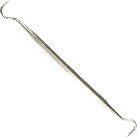 5 1/2" Curved Tip Stainless Steel Double Ended Detailing Pick