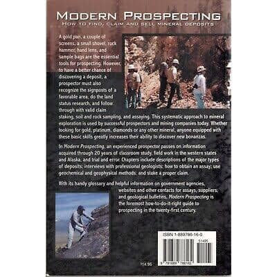 Modern Prospecting: How to Find, Claim and Sell Mineral Deposits