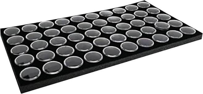 14 x 8 Display Tray With 50 Gem Jars