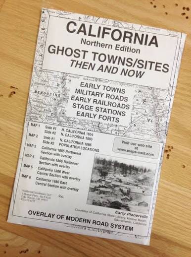 Northern California Ghost Town Sites Then and Now