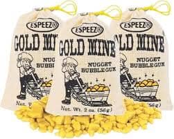 Gold Nugget Gum in Drawstring Bag - 2 oz.