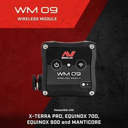 Minelab WM 09 Wireless Metal Detector Audio Module for Equinox 700