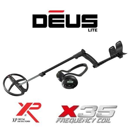 XP DEUS Lite Metal Detector with 9" X35 Coil & WS4 Headphones