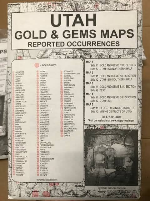 Utah Gold and Gems Maps Then and Now