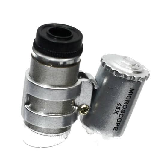 High Powered 45X Pocket Multi-Focus Mini Microscope with 2 L.E.D. Lights