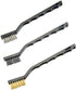 3PC Mini Wire Brush Set - Steel Wire, Brass Wire, and Nylon Wire