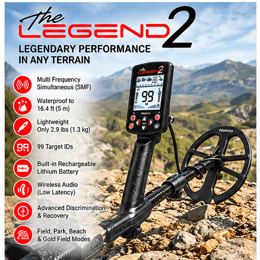 Legend 2 multi-frequency detector in the field