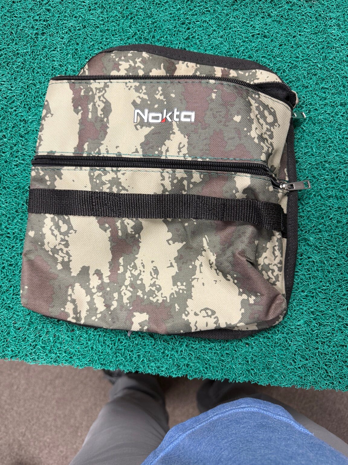 Nokta Finds Pouch SKU 17000359 camouflage front view