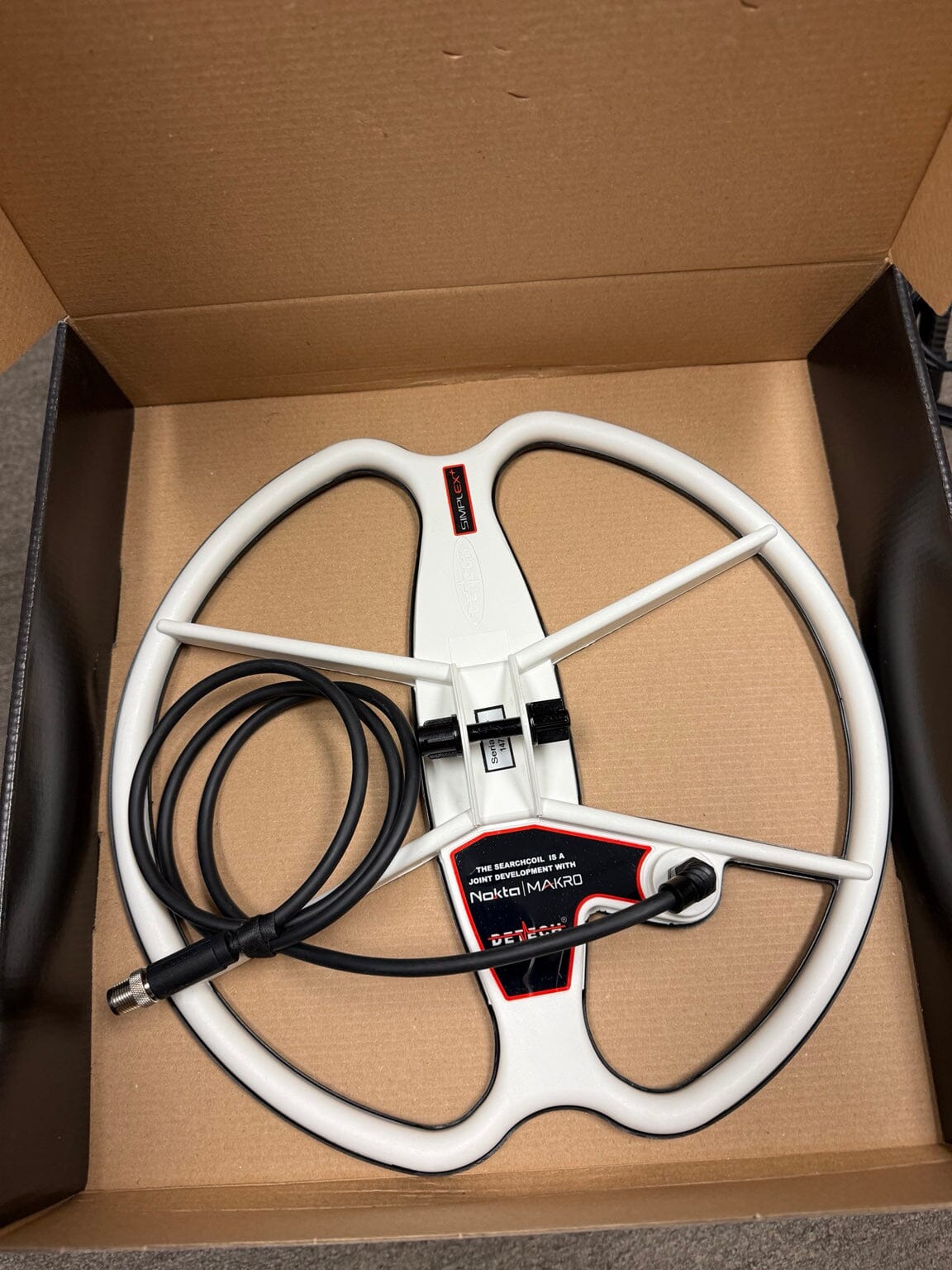 Detech 13 inch Ultimate DD search coil for Nokta Makro Simplex Plus