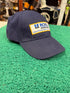 Royal Manufacturing navy blue embroidered prospecting hat angled view
