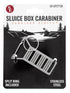 Stainless Steel Keychain Sluice Box Ornament Carabiner