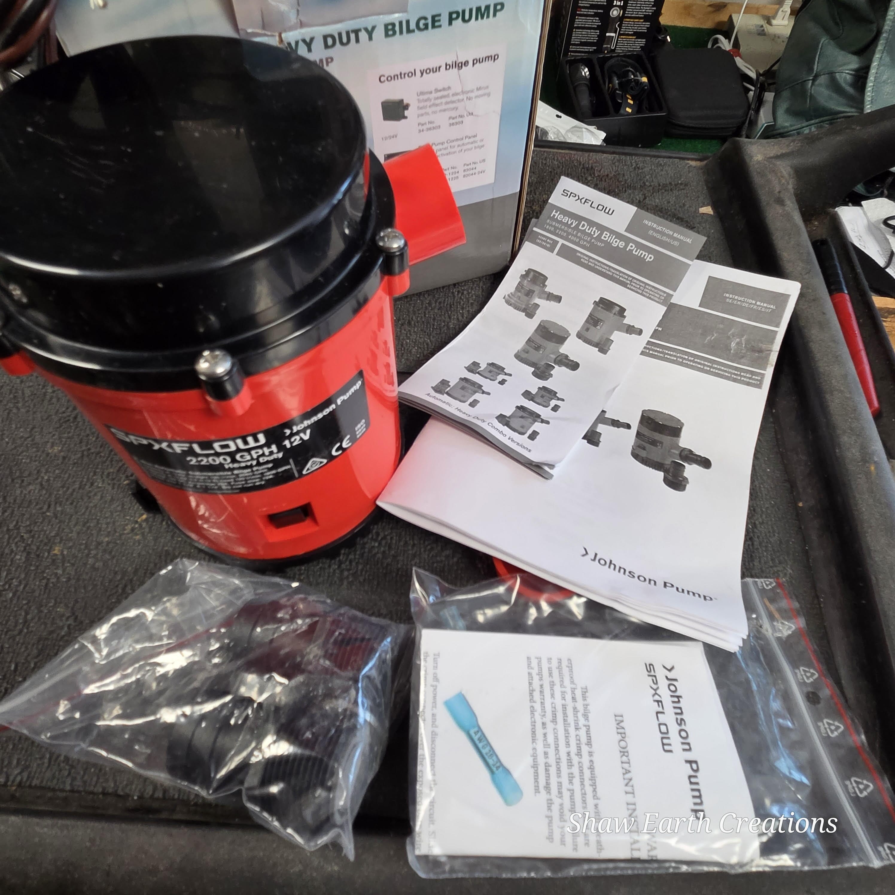 ***REDUCED PRICE, USED*** Johnson 2200 GPH 12 Volt PUMP