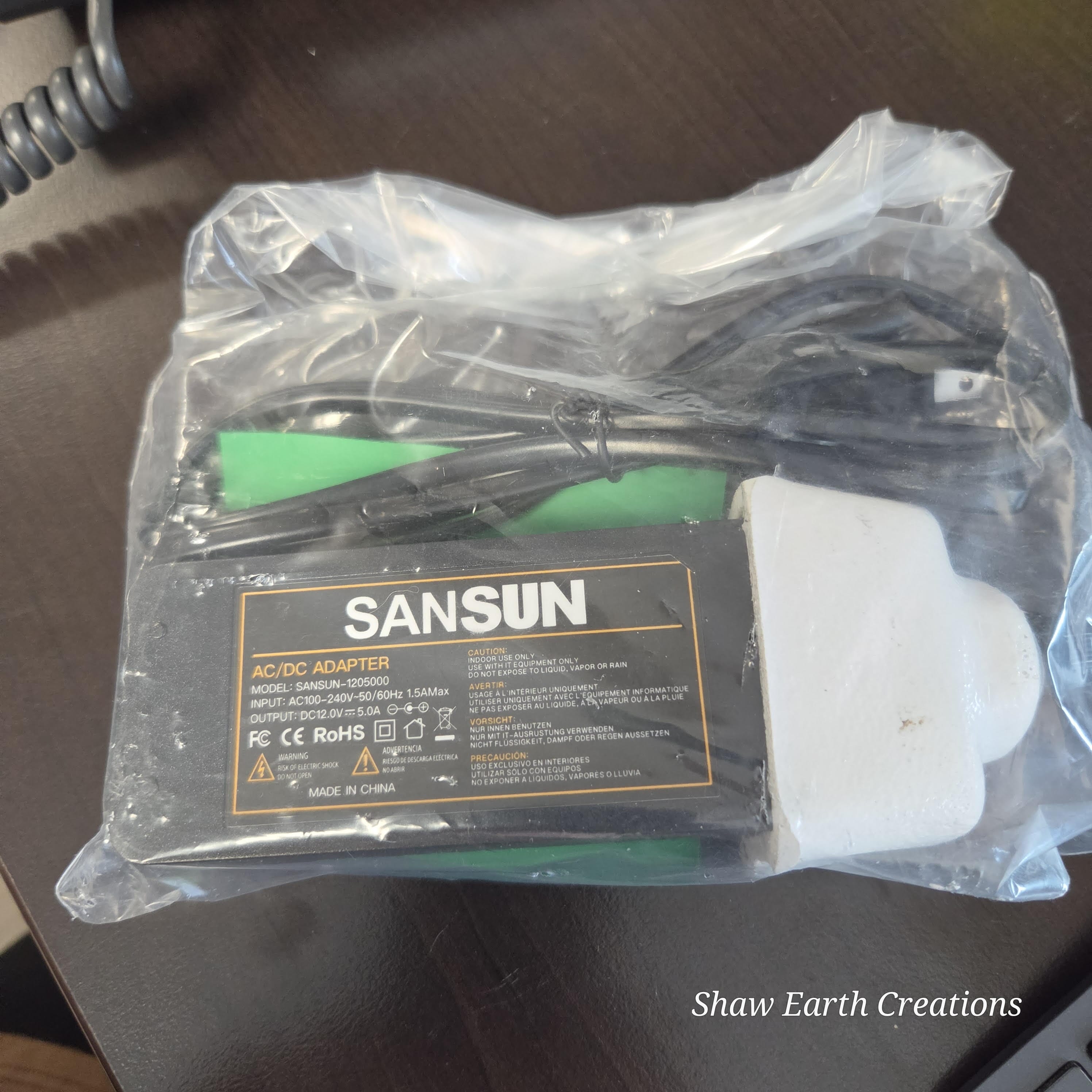 ***REDUCED PRICED, USED***  12 Volt 5 Amp Power Supply For Battery Clip Equipment