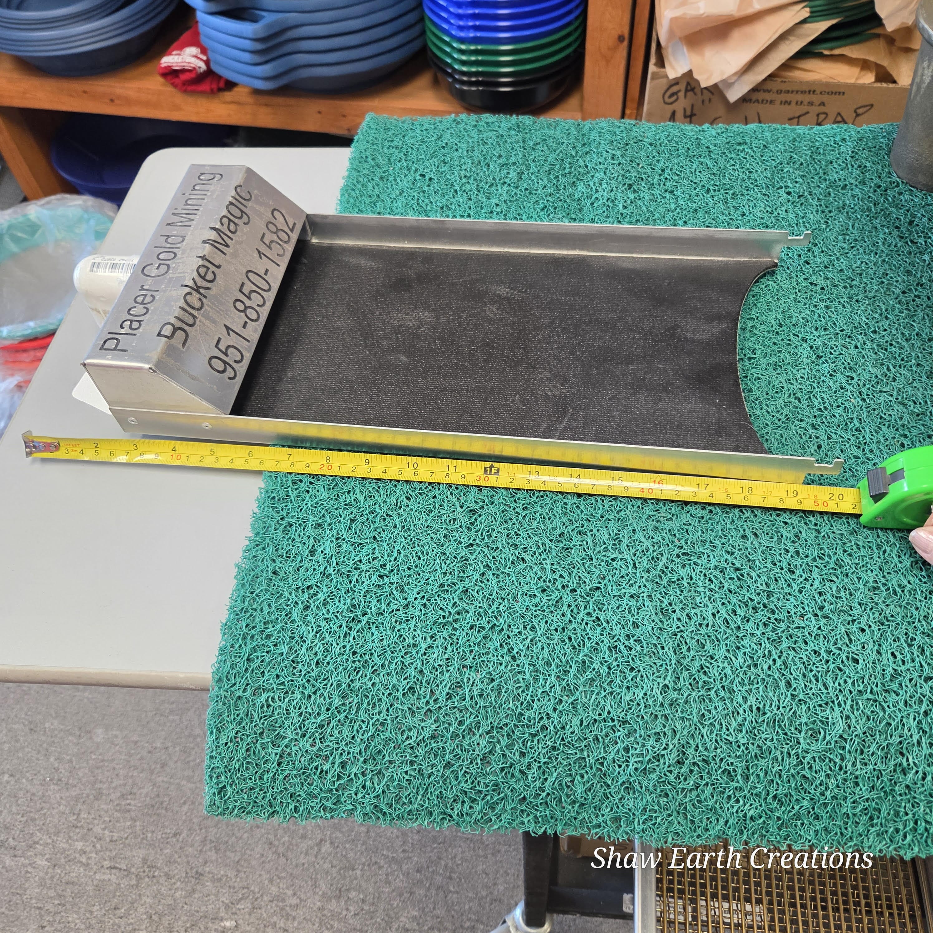 ***REDUCED PRICE, OLDER FLOOR MODEL UNUSED*** Bucket Magic Gold Recovery Sluice