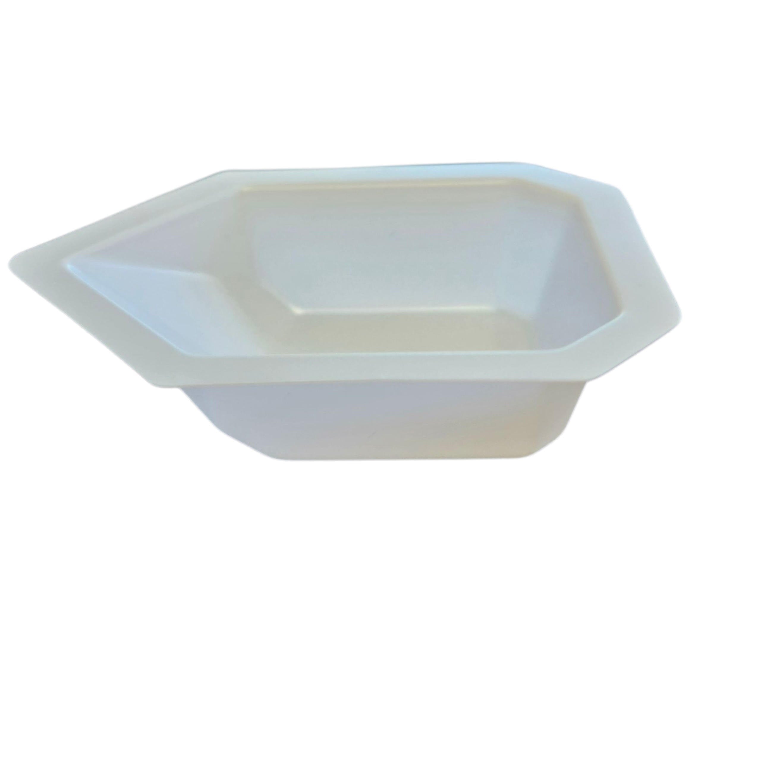 43mm White Pour Boat  | Precision Sample Transfer & Gold Testing Dish PACKAGE OF 10