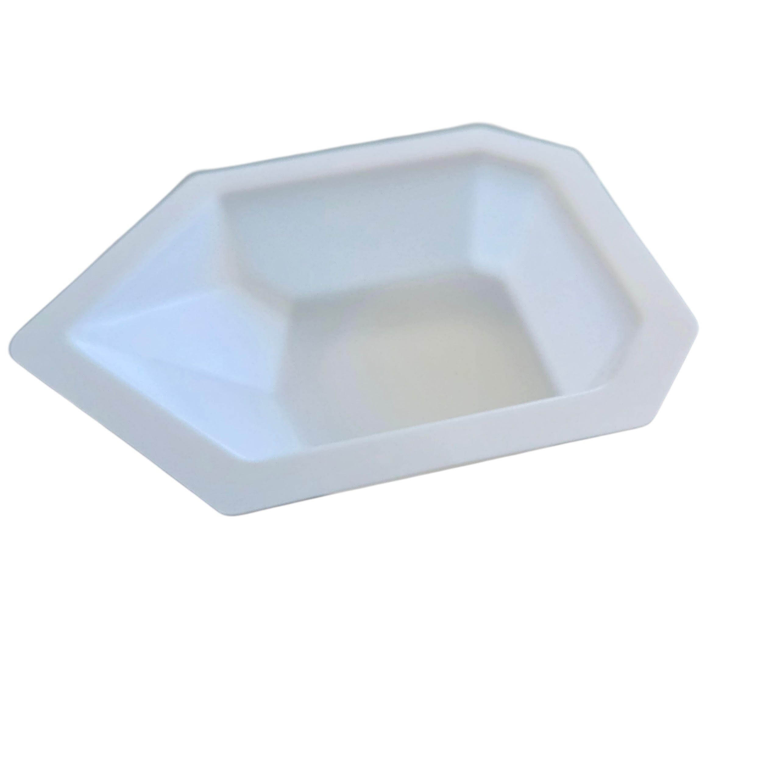 43mm White Pour Boat  | Precision Sample Transfer & Gold Testing Dish PACKAGE OF 10