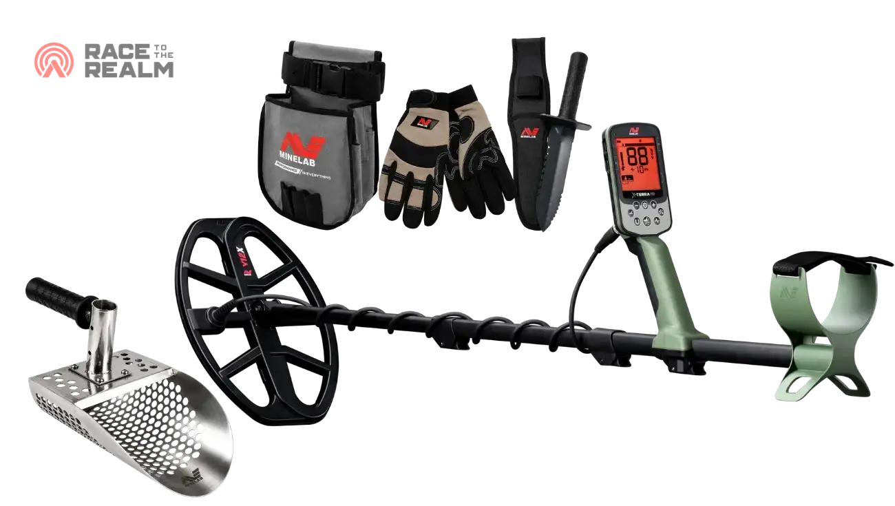 Minelab X-Terra Pro with Adventure Pack & Sand Scoop Bundle