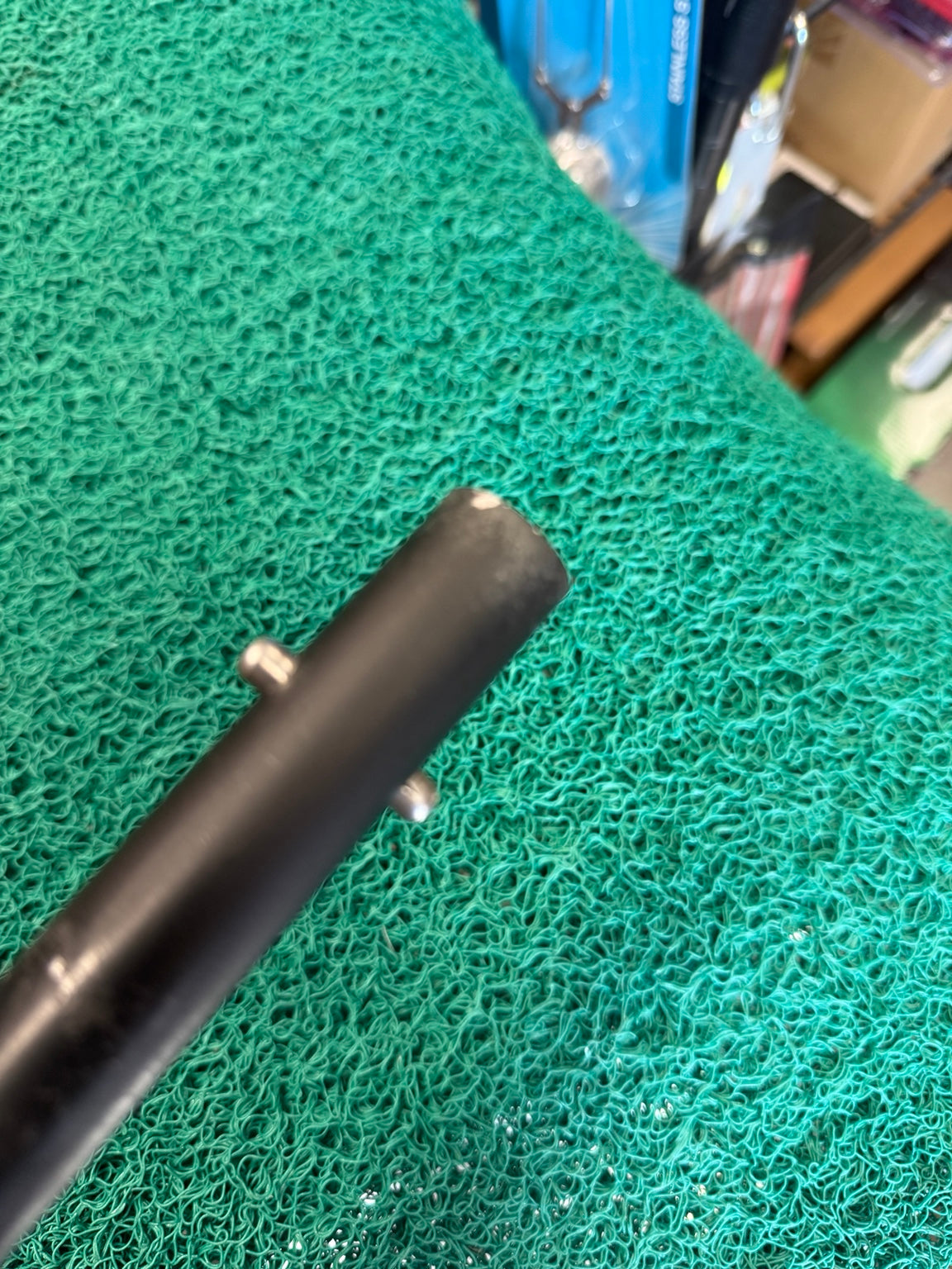 Spring button connection on Garrett ACE Series replacement upper stem