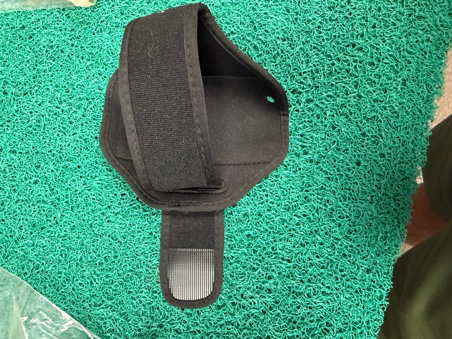 Used Minelab control box armband protective cover back and strap