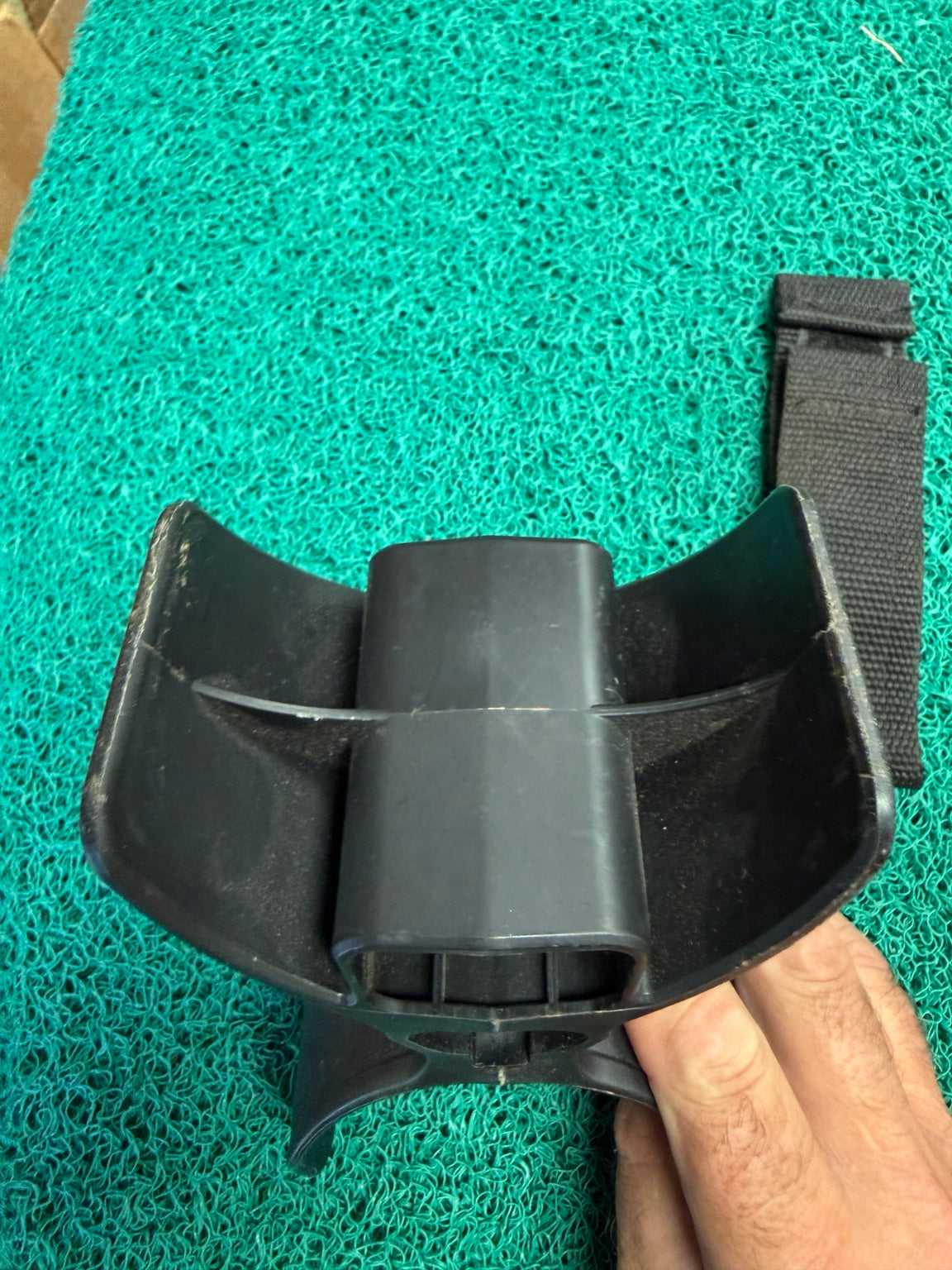 Slightly used original Nokta Makro replacement armrest with strap and screws