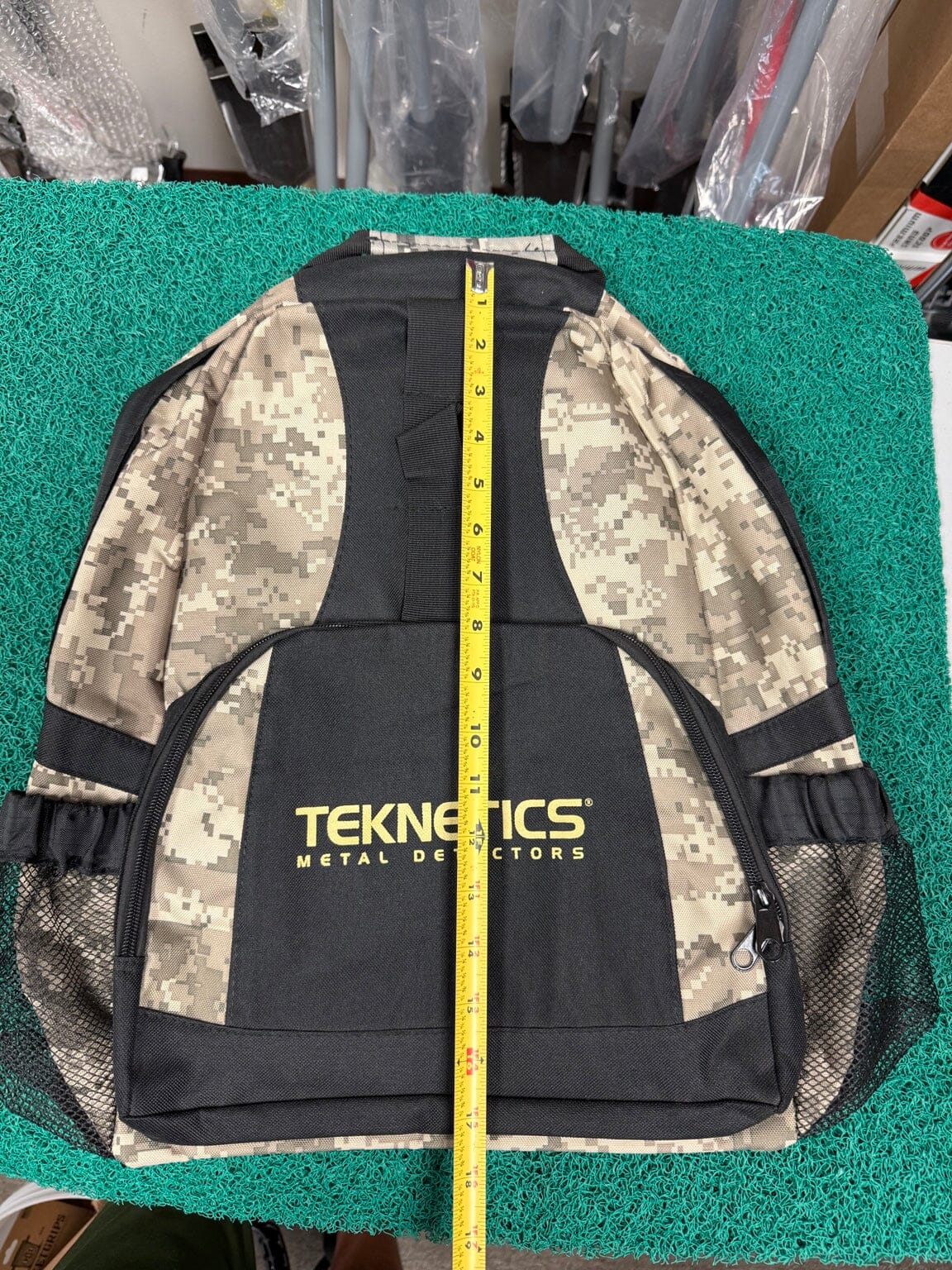 Teknetics backpack length measurement