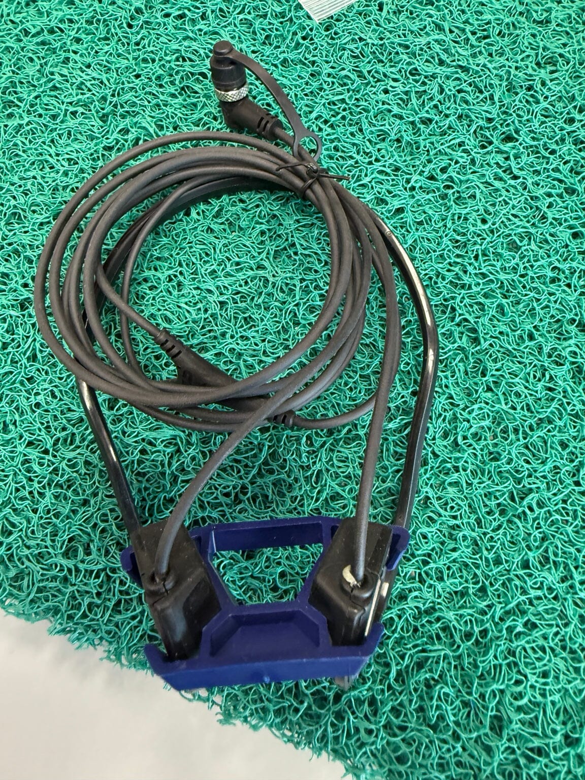 Back view of used XP DEUS bone conduction headphones