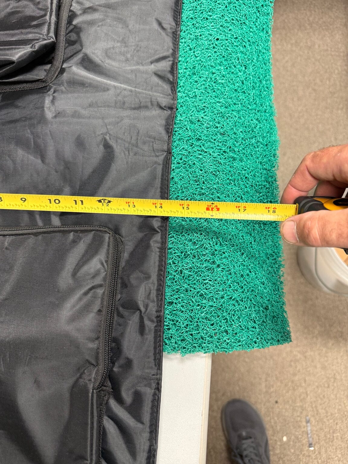 Used XP Metal Detectors carry case width measurement