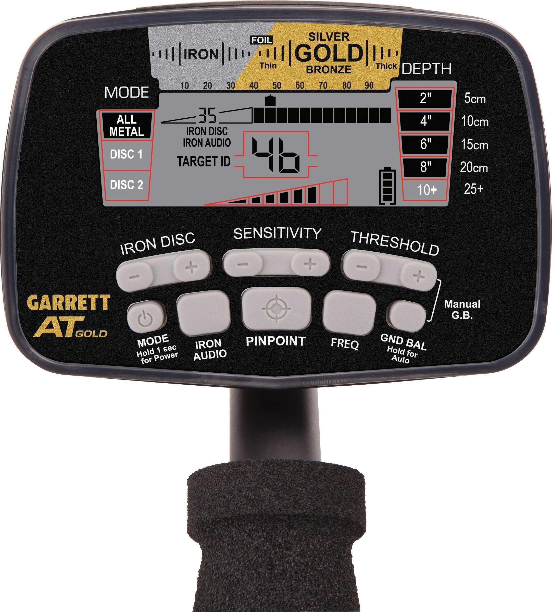 Garrett AT Gold Metal Detector with Pro Pointer AT