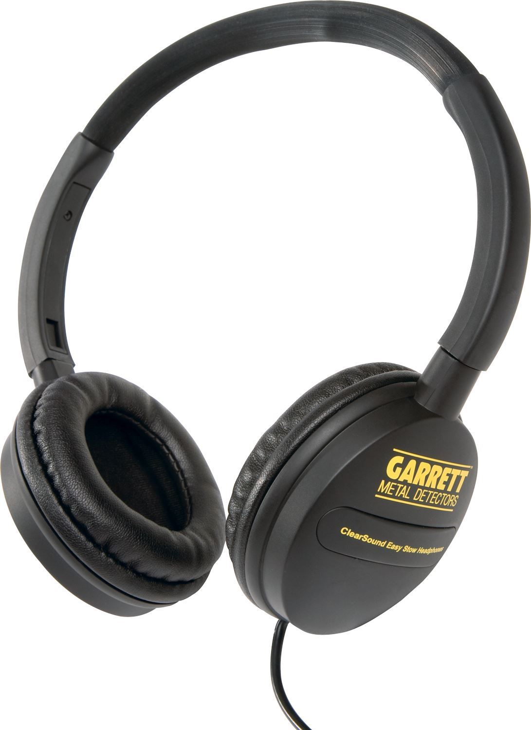 Garrett ClearSound easy stow headphones.