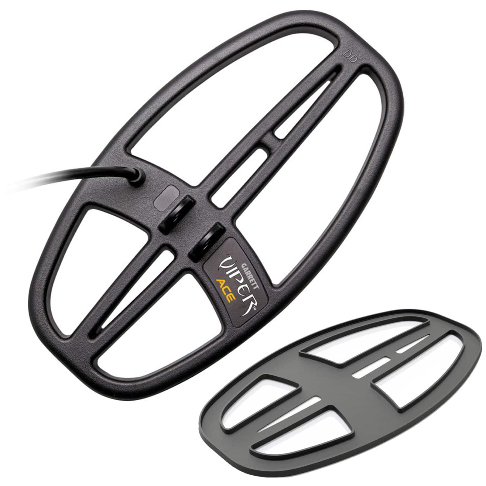 Garrett 6" X 11" DD Viper™ Search Coil for Ace Series Metal Detector with Coil Cover