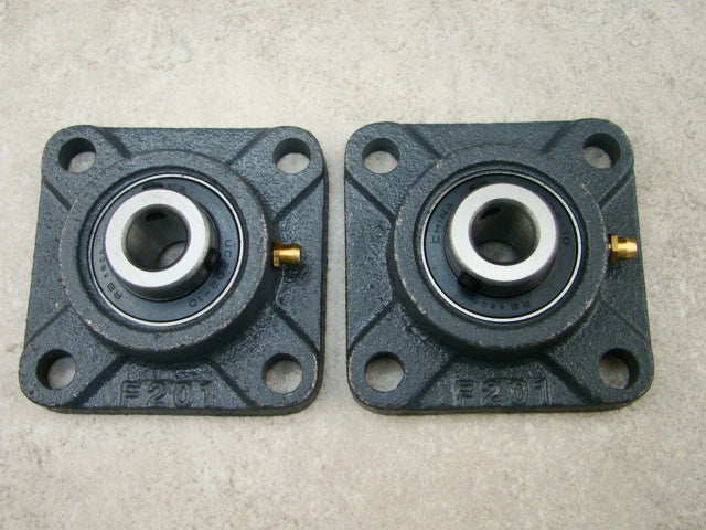 K & M Krushers - Rock Crusher Replacement Bearings for 11" Crusher - 5/8" 4 Bolt Flange