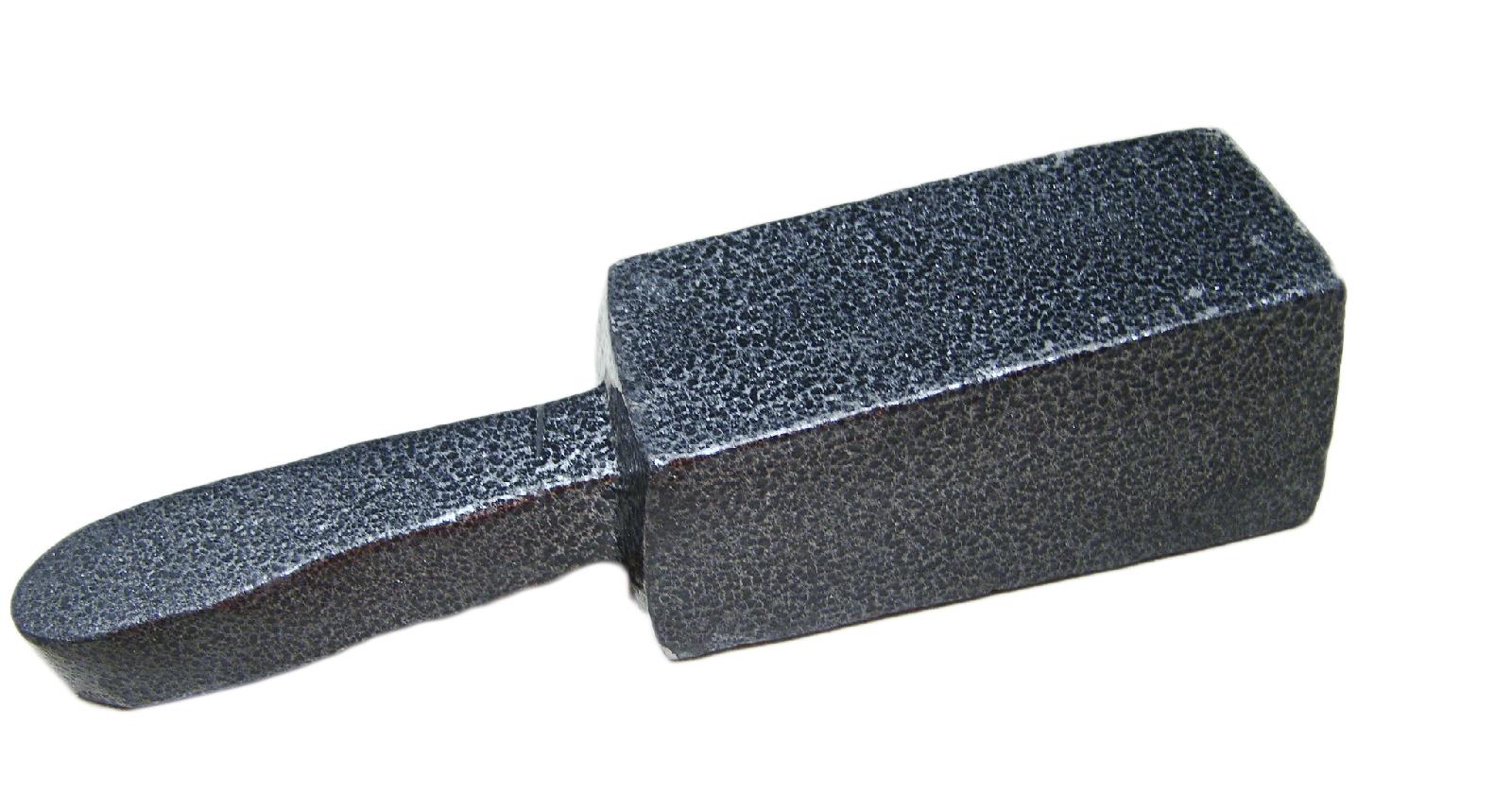 50 oz Gold Bar Loaf Cast Iron Ingot Mold Scrap Silver 25 oz Bottom view