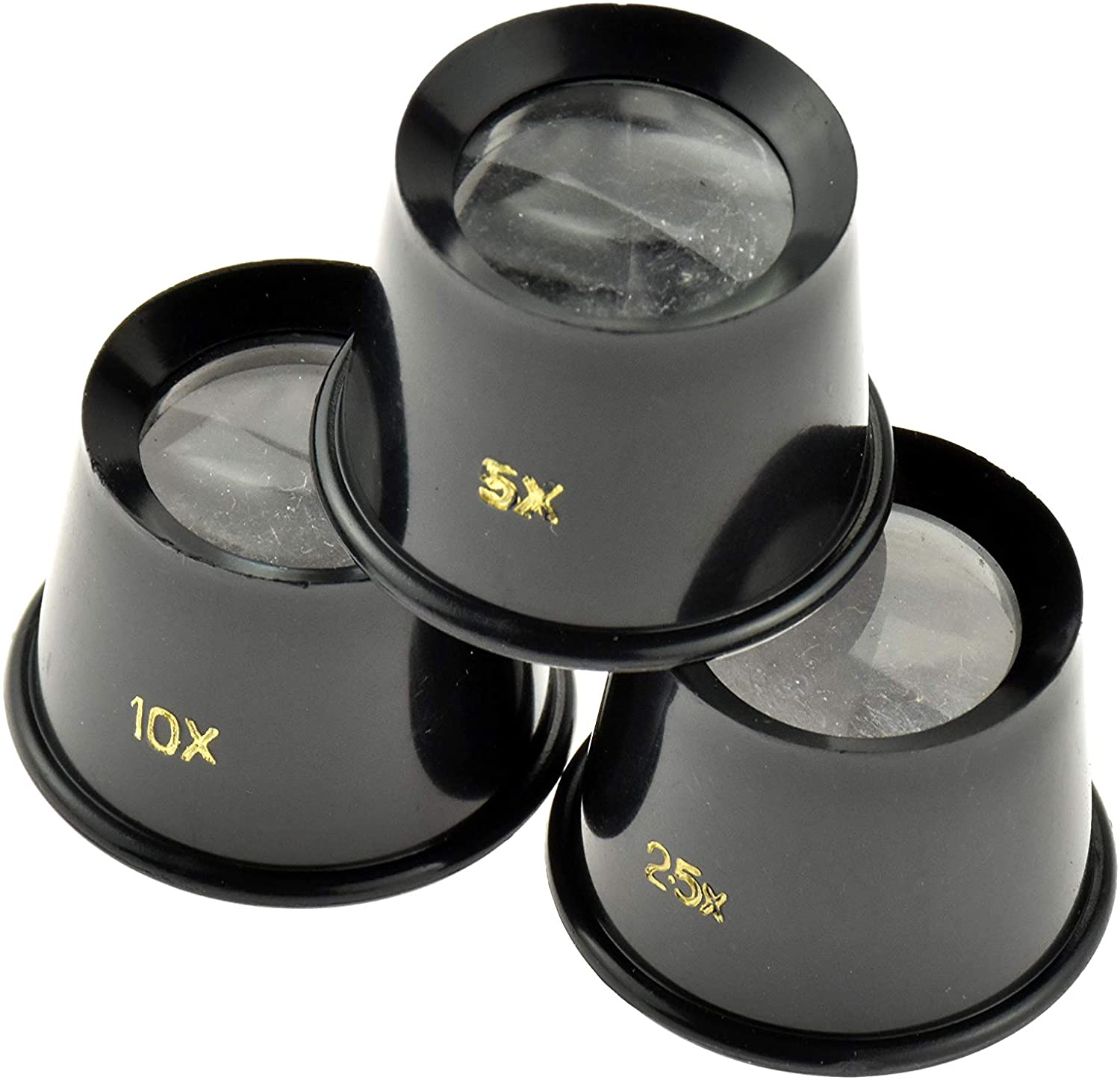 3 Piece Jewelers Loupe Set