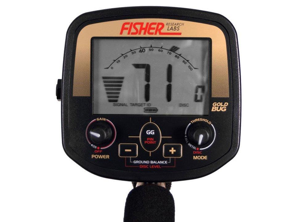 Fisher Gold Bug Pro Combo Metal Detector Bundle, 10 inch Coil, with GP Pointer and Gear