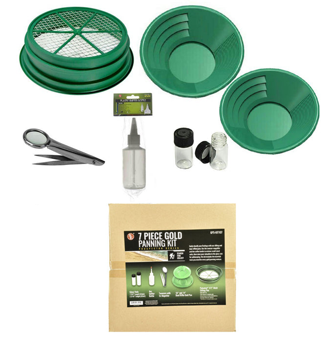 7 Piece Basic Gold Panning Kit