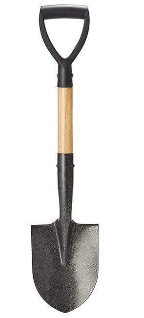 Compact D-handle Spade Shovel with Wood Handle