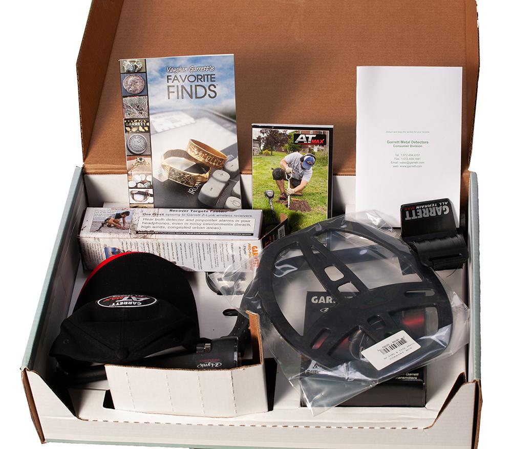 Garrett AT Max Waterproof Metal Detector, MS-3 Wireless Headphones and Pro-Pointer AT Z-Lynk Pinpointer Bundle