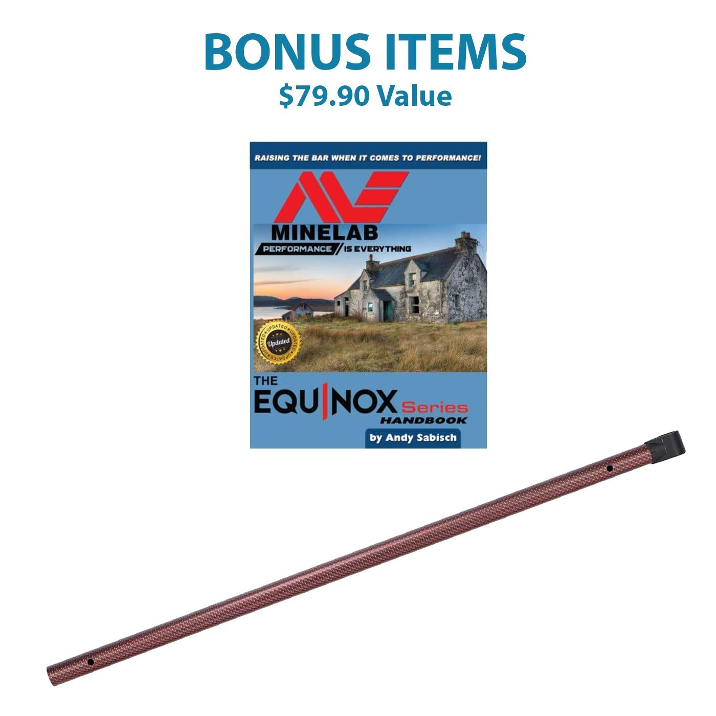 Minelab Equinox 800 Metal Detector Boost Bundle