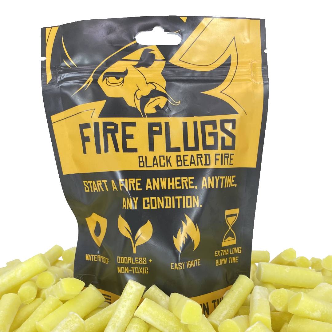 Black Beard Fire Starter - Fire Plugs