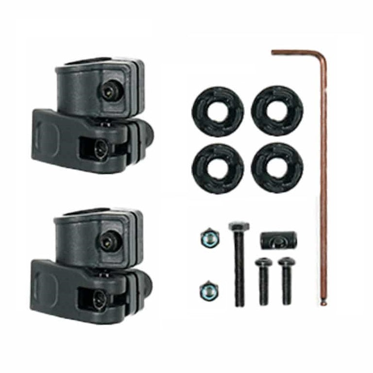 Glueless clamps for telenox carbon fiber metal detecting shafts