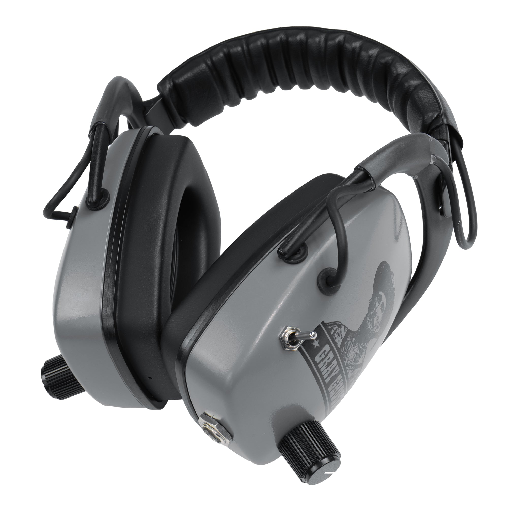 Detector Pro Gray Ghost NDT Platinum Series Headphones with 1/4″ Angle Connector