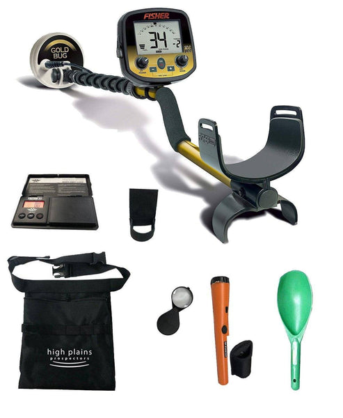 Fisher Gold Bug Pro Metal Detector Bundle with Free GP Pointer