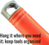 11" Heavy Duty Nylon Plastic Hand Trowel, Orange Color